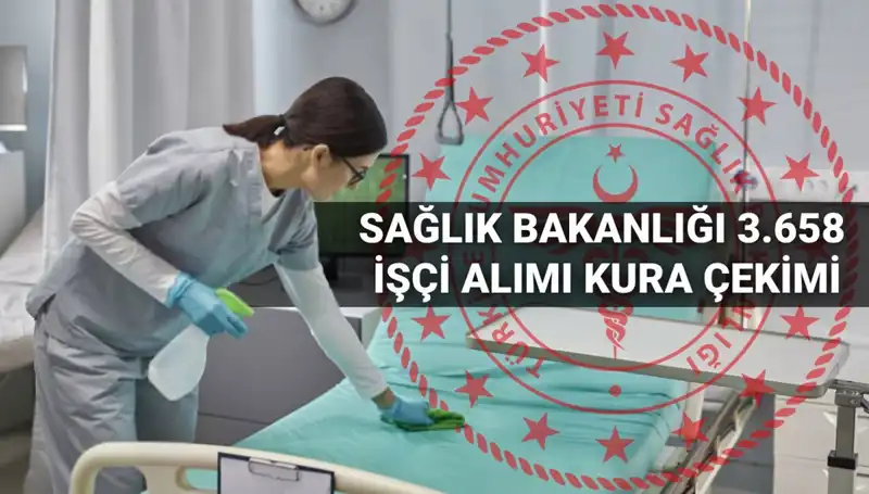 Sağlık Bakanlığı 2025'te 3.658 İşçi Alacak: Kura Tarihleri ve Başvuru Süreci