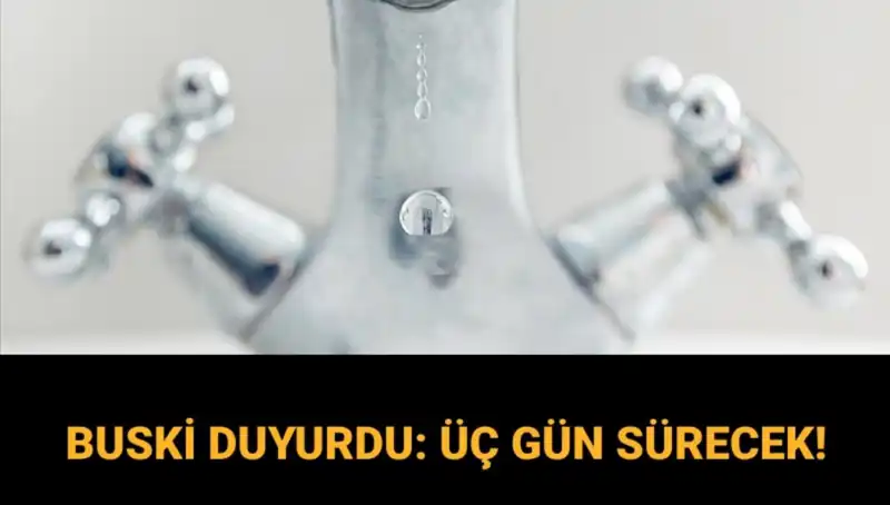 Bursa'da Üç Gün Sürecek Su Kesintisi: Vatandaşlar Ne Yapmalı?